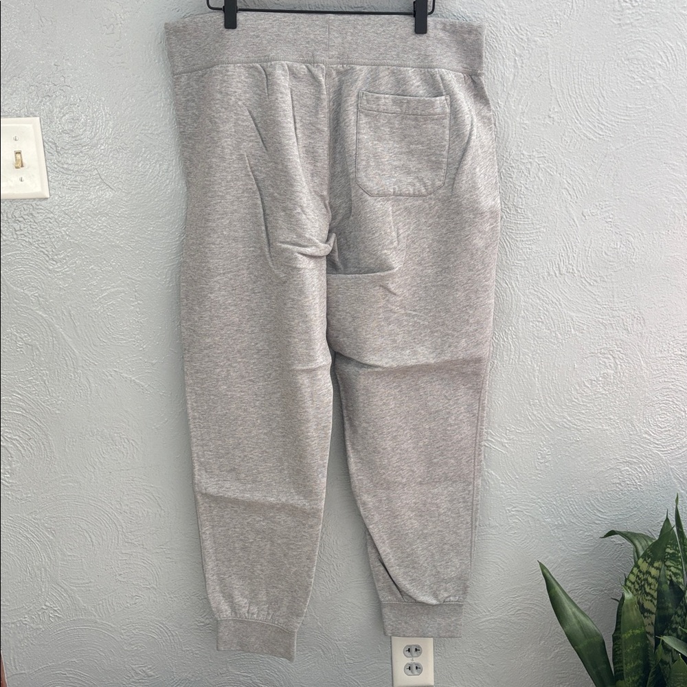 Polo Ralph Lauren XL Gray Jogger Sweatpants Embroidered Logo Drawstring Waist - Picture 3 of 5
